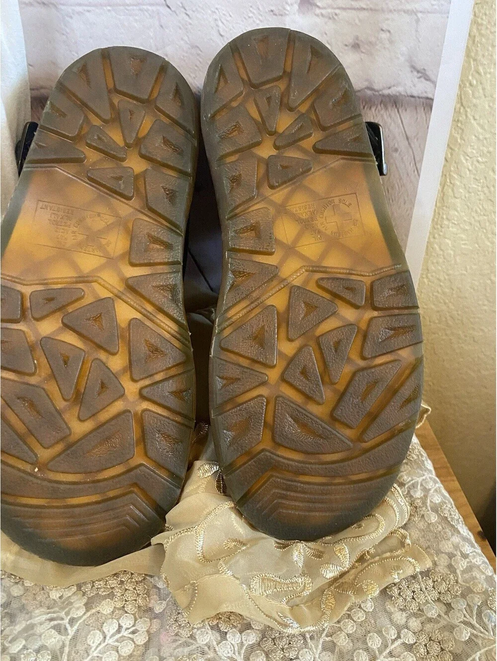 Sz 8 - Dr. Martens 8092 Fisherman's Brown Chunky Sandal US Size 11 Y2K